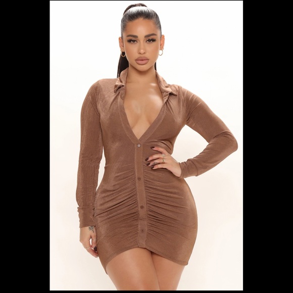 Sunny slinky shirt dress - Picture 4 of 5